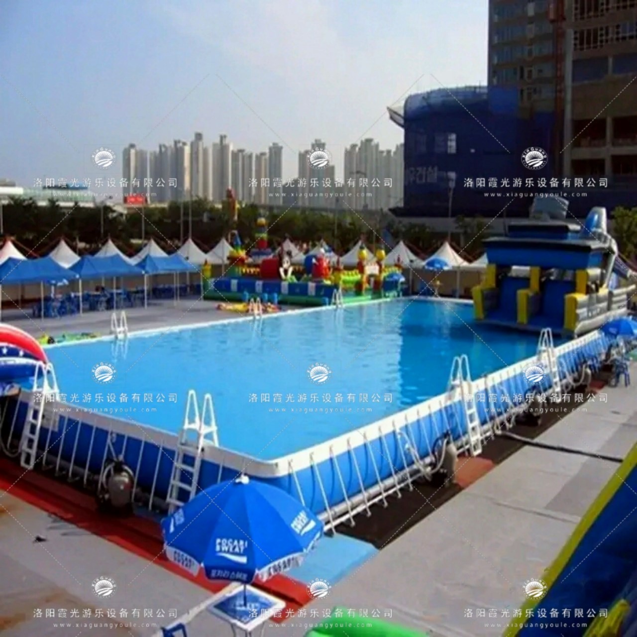 广东广告支架游泳池